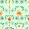 Helophite, Orange Mural Wallpaper - pure wallpaper artwork