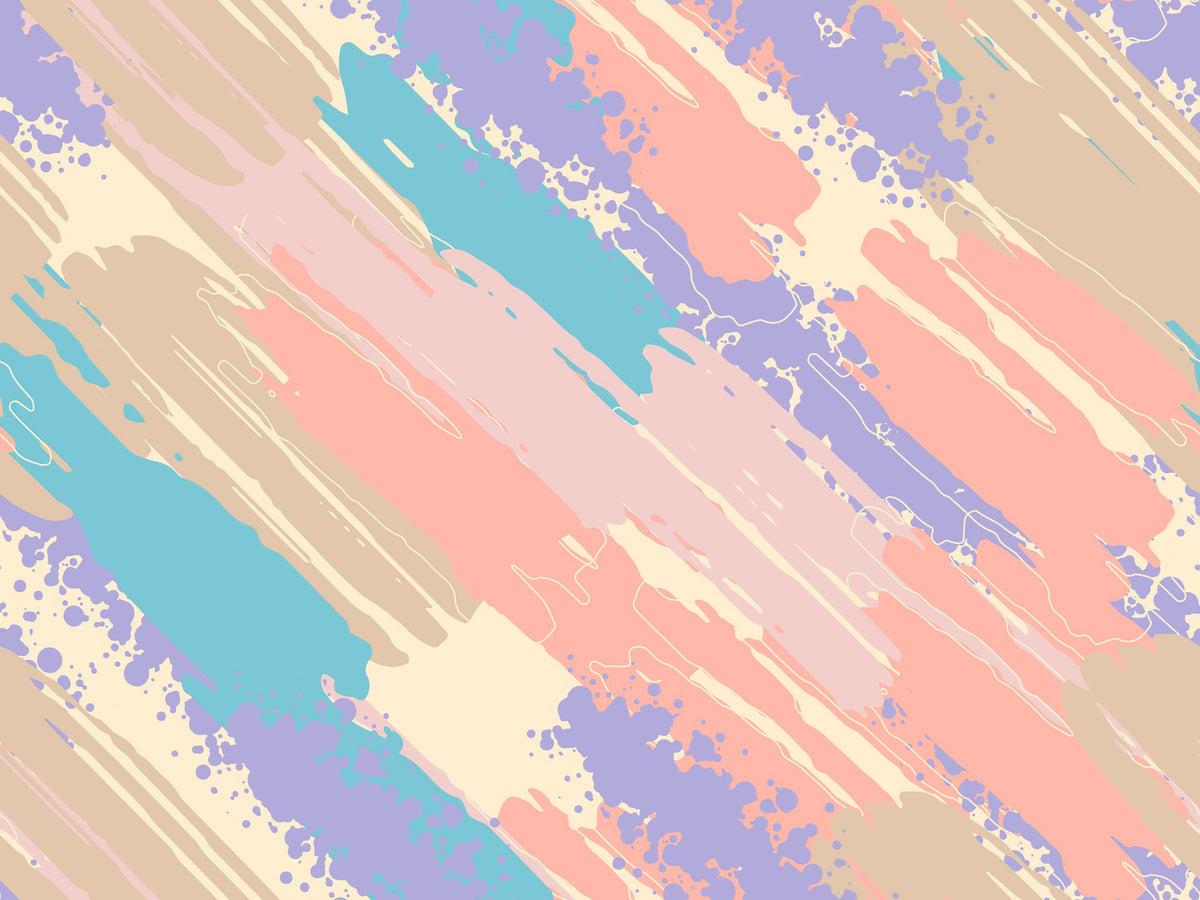 Shape and Splash Diagonal Mural Wallpaper - pure wallpaper artwork