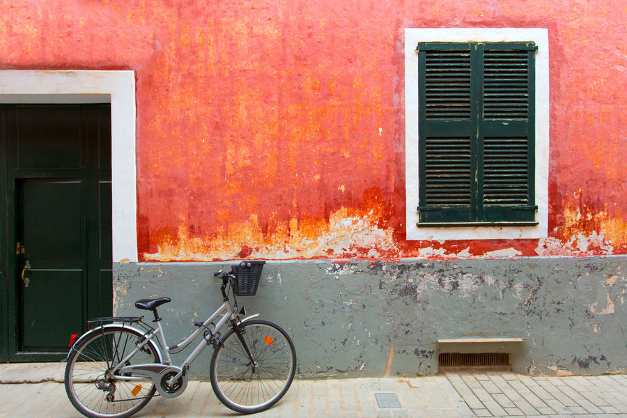 Bike Errands Mural Wallpaper