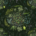 Mosses, Deep Green Mural Wallpaper - pure wallpaper artwork