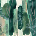 Hidden Foliage Mural Wallpaper - pure wallpaper artwork