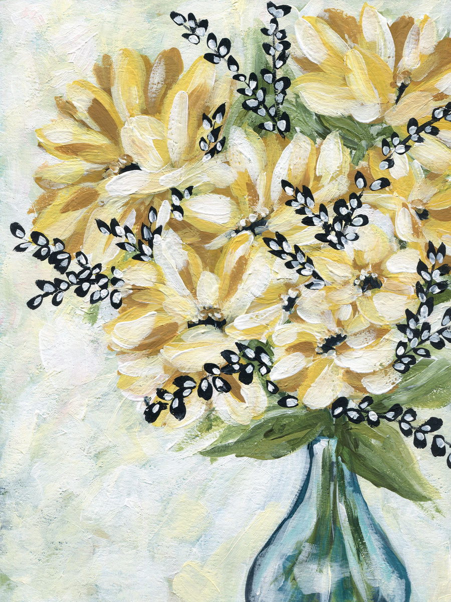 Sunflowers Detail Mural Wallpaper