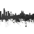 Liverpool England Skyline Black & White Mural Wallpaper - pure wallpaper artwork
