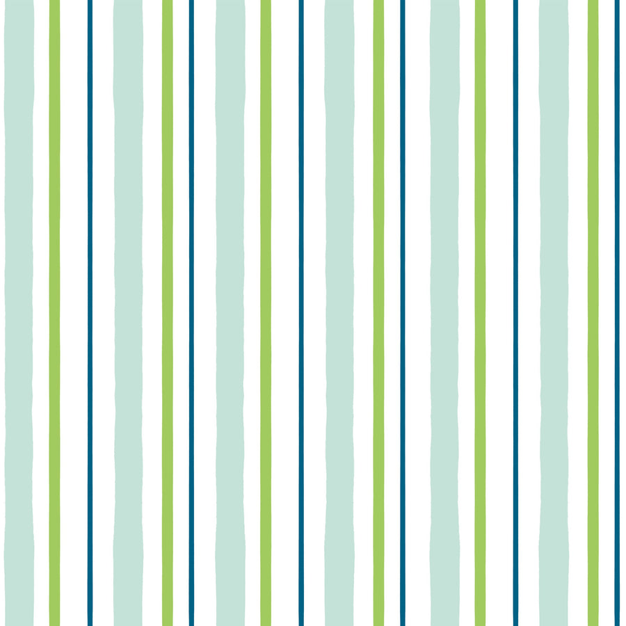 Kala Lines Light Blue Mural Wallpaper