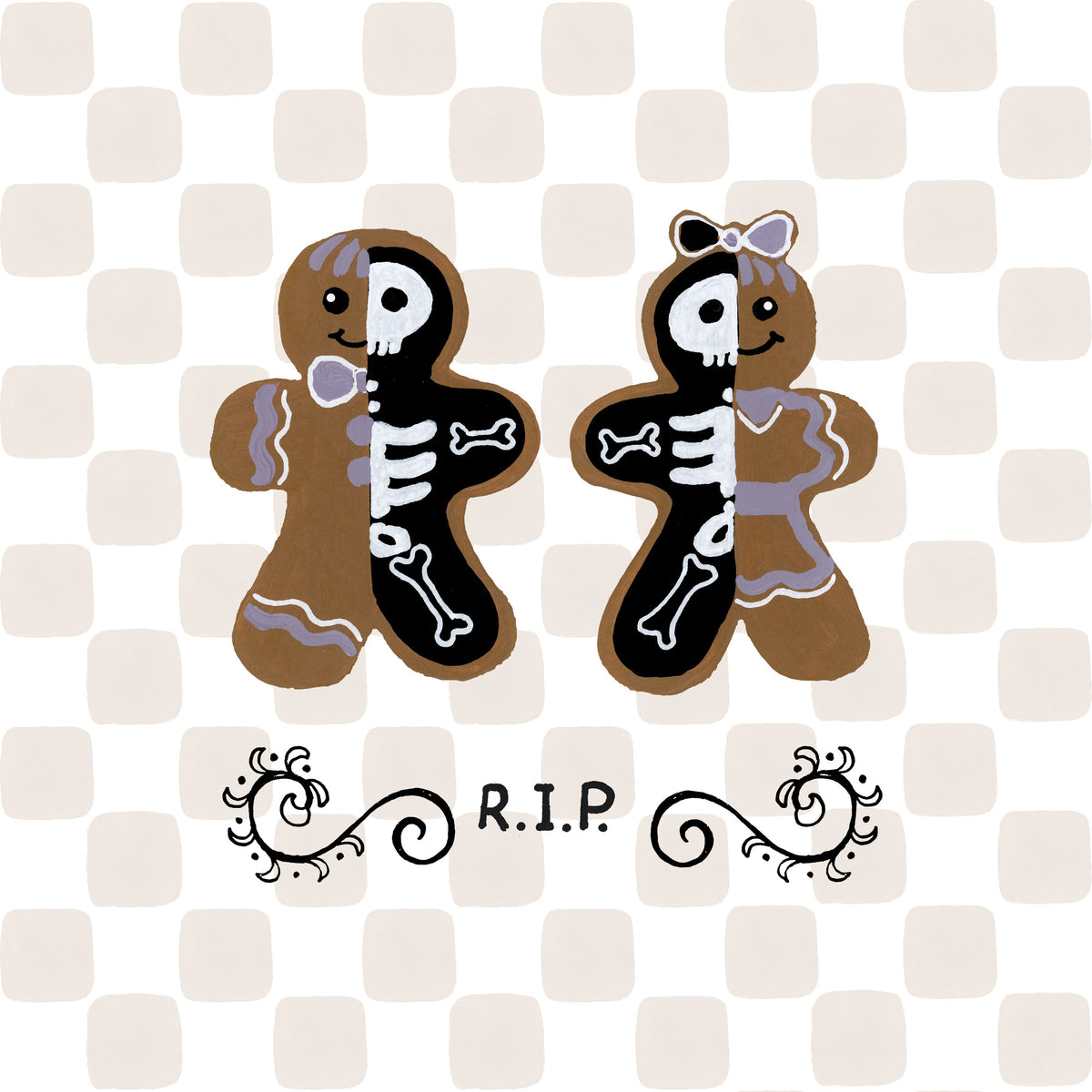 Spooky Gingerbread Manor III Mural Wallpaper - pure wallpaper artwork