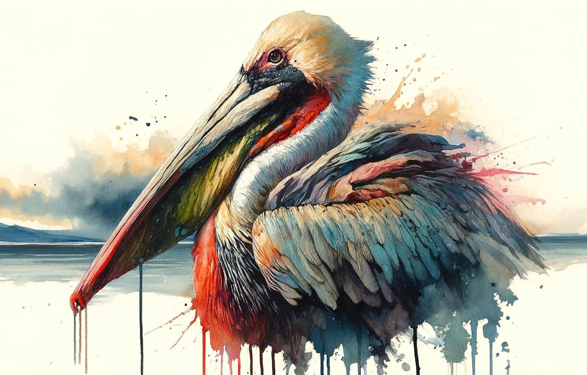 Sovereign Gaze of the Coastal Sentinel Mural Wallpaper - pure wallpaper artwork