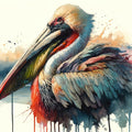 Sovereign Gaze of the Coastal Sentinel Mural Wallpaper - pure wallpaper artwork
