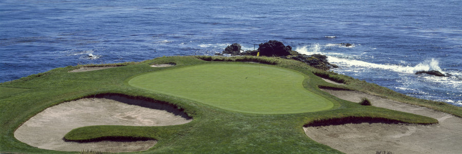 Coastal Green Golfer's Paradise Mural Wallpaper
