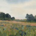 Blue Meadow Mural Wallpaper - pure wallpaper artwork