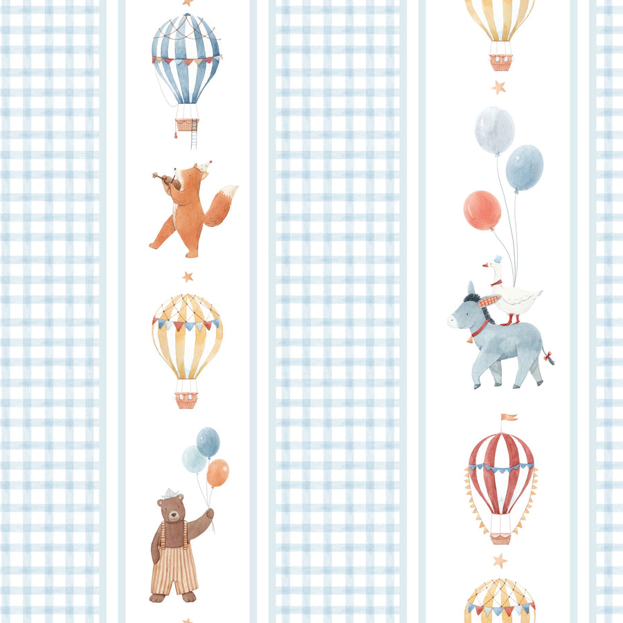 Musical Menagerie Mural Wallpaper
