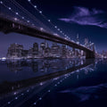 Gotham Sunset Mural Wallpaper - pure wallpaper artwork