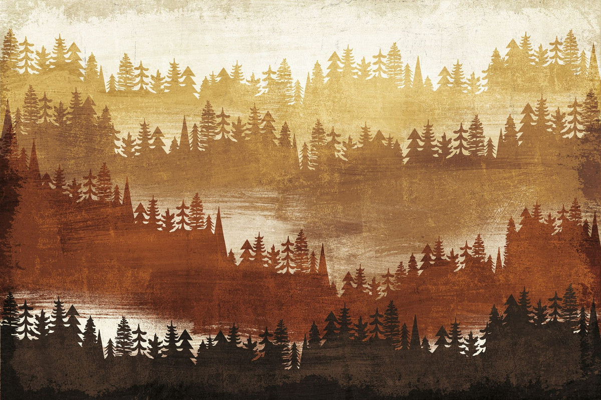 Mountainscape Spice Mural Wallpaper - pure wallpaper artwork