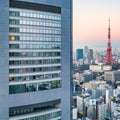 Shimbashi Skyscrapers Mural Wallpaper - pure wallpaper artwork