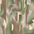 Modern Guild, Urban Jungle Green Mural Wallpaper - pure wallpaper artwork