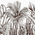 Tropical Palm Forest Mural Wallpaper - pure wallpaper artwork