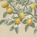 Lemon Branch Neutral Mural Wallpaper - pure wallpaper artwork