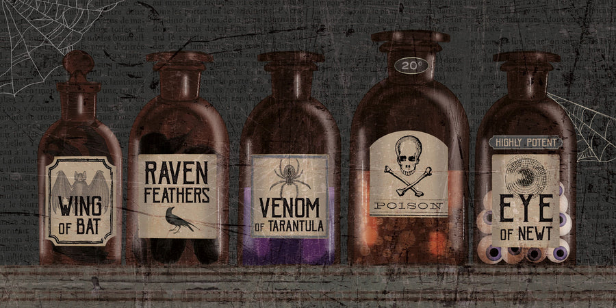 Apothecary Harvest Mural Wallpaper
