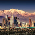 Snowcapped Mountains Los Angeles Mural Wallpaper - pure wallpaper artwork