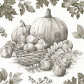 Bountiful Harvest IV BW Mural Wallpaper - pure wallpaper artwork