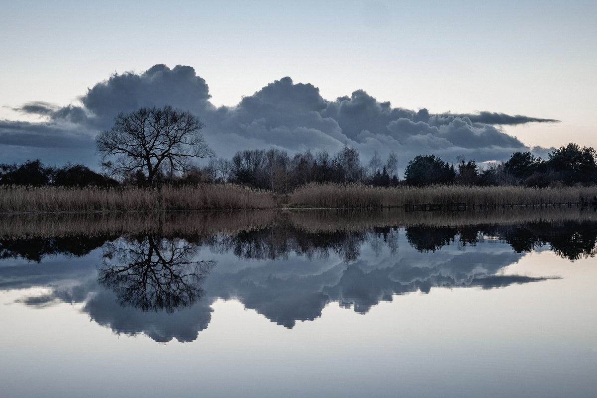 Clouds in Water Mural Wallpaper - pure wallpaper artwork