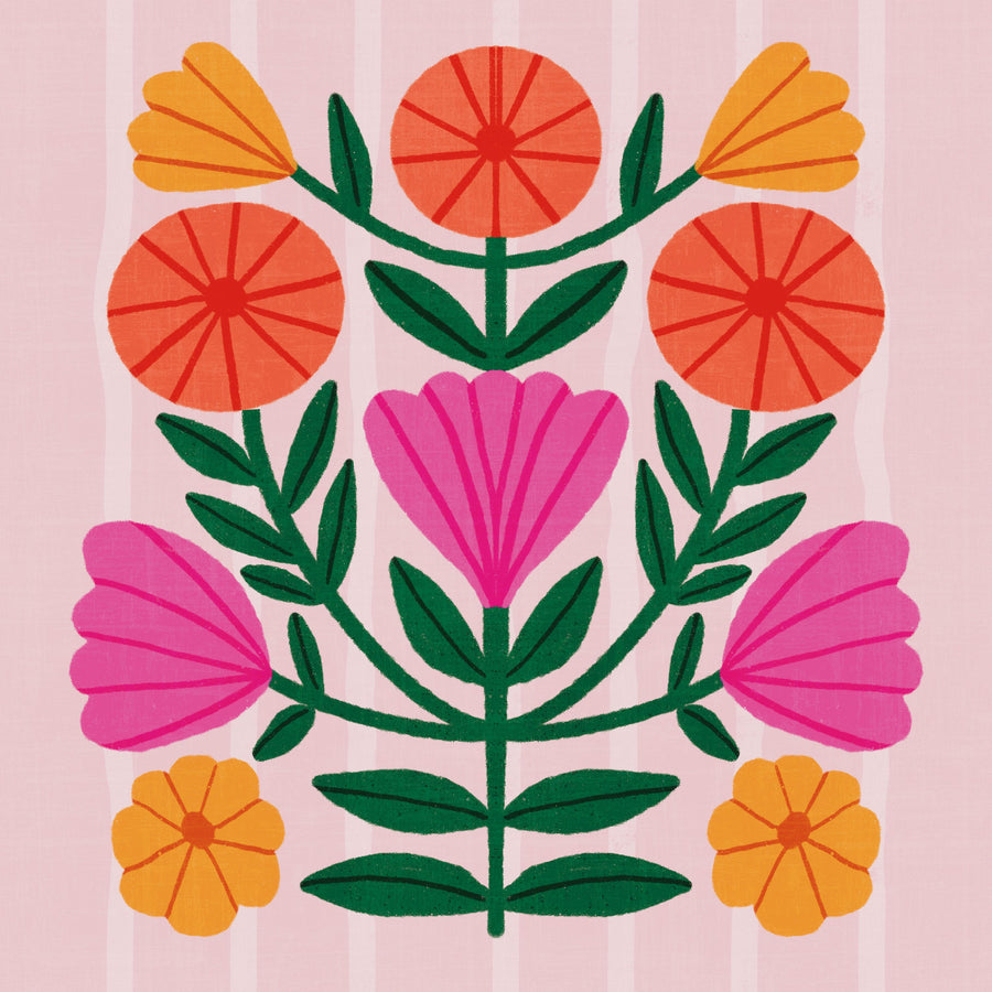 Modern Botanical II Mural Wallpaper