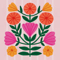Modern Botanical II Mural Wallpaper - pure wallpaper artwork