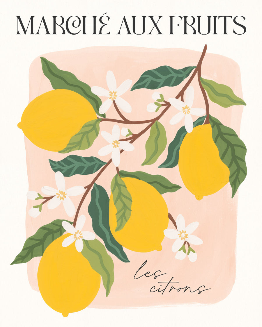 Marche Aux Fruits II Mural Wallpaper