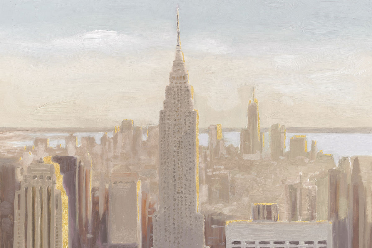 Downtown Dawn Mural Wallpaper - pure wallpaper artwork