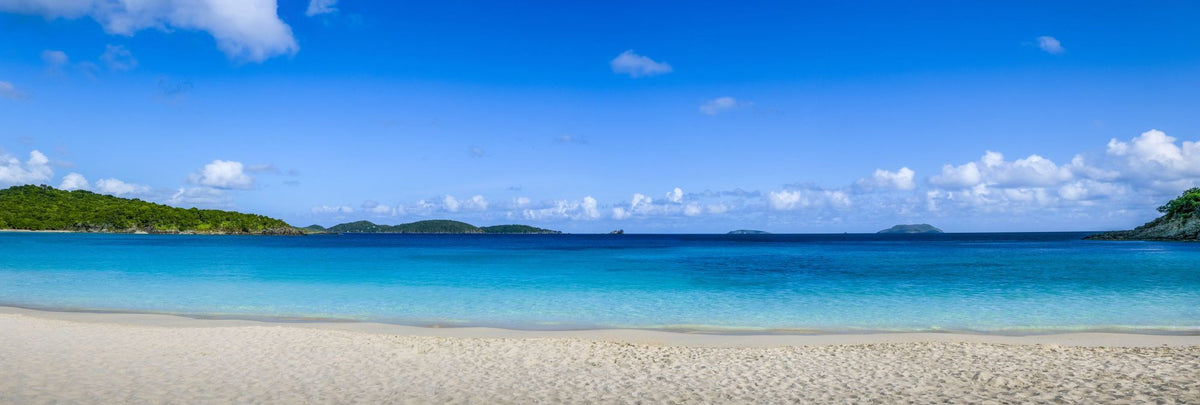 Tranquil Turquoise Shores Mural Wallpaper - Blue Tone - pure wallpaper artwork
