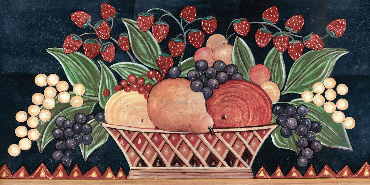 Fruit Basket Mural Wallpaper - pure wallpaper artwork