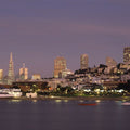 San Francisco Twilight Mural Wallpaper - pure wallpaper artwork