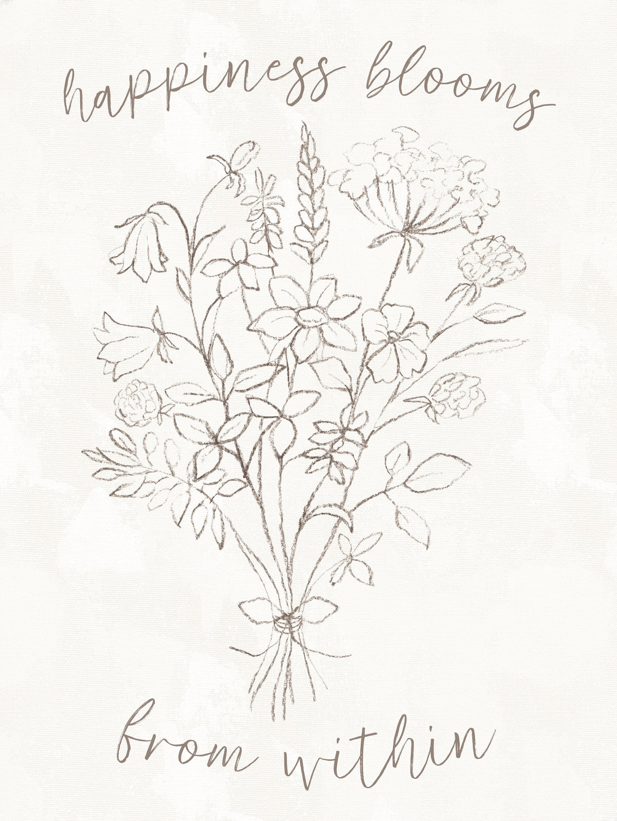 Wild Blooms VIII Mural Wallpaper - Light Tone - pure wallpaper artwork