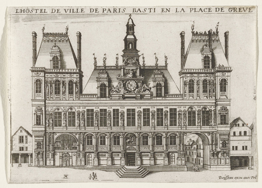 L'Hostel De Ville De Paris Mural Wallpaper