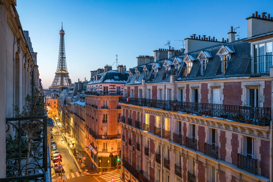 Waking Up in Paris Mural Wallpaper