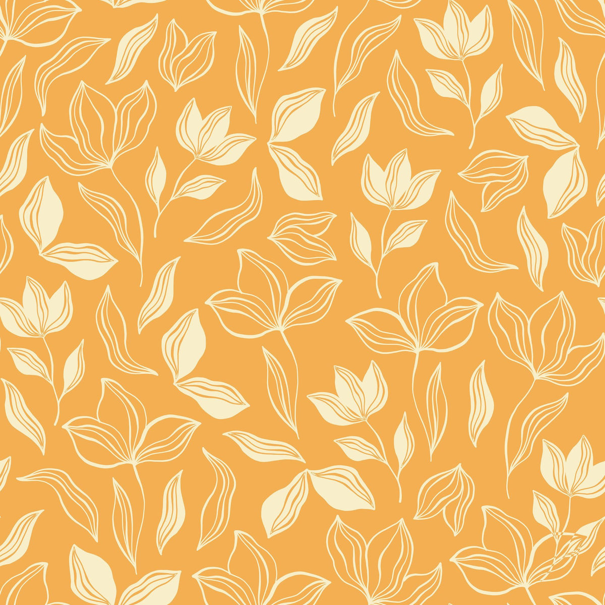 White Tulips Mural Wallpaper - pure wallpaper artwork