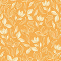 White Tulips Mural Wallpaper - pure wallpaper artwork