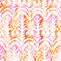Rose Ikat Mural Wallpaper - pure wallpaper artwork