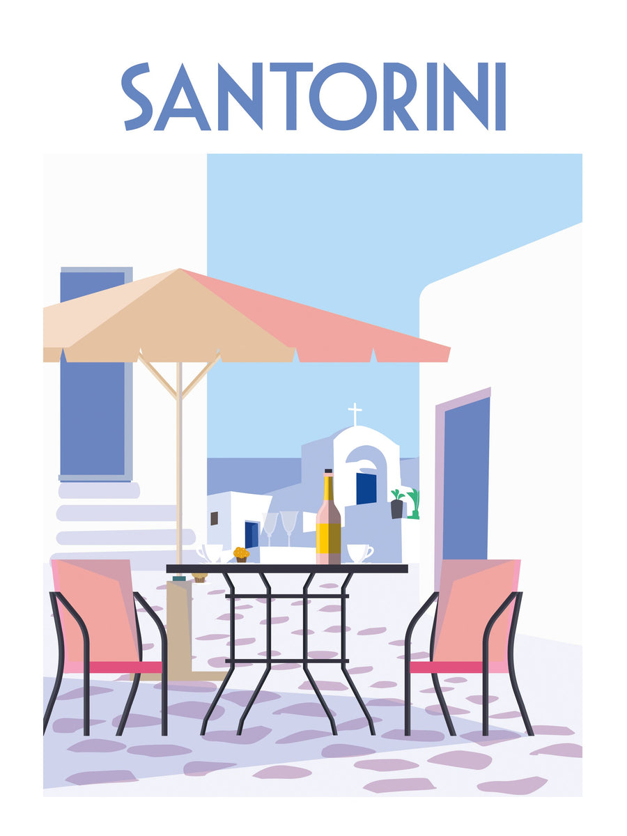 Santorini I Mural Wallpaper