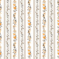 Striped Blossom Mural Wallpaper - pure wallpaper artwork