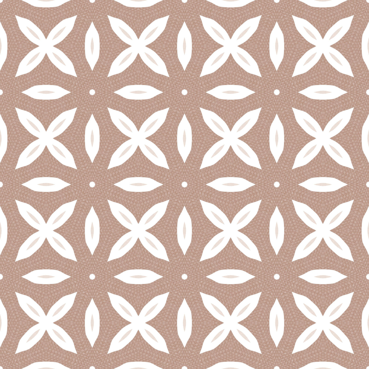 Zelij Simple Flowers Mural Wallpaper - pure wallpaper artwork