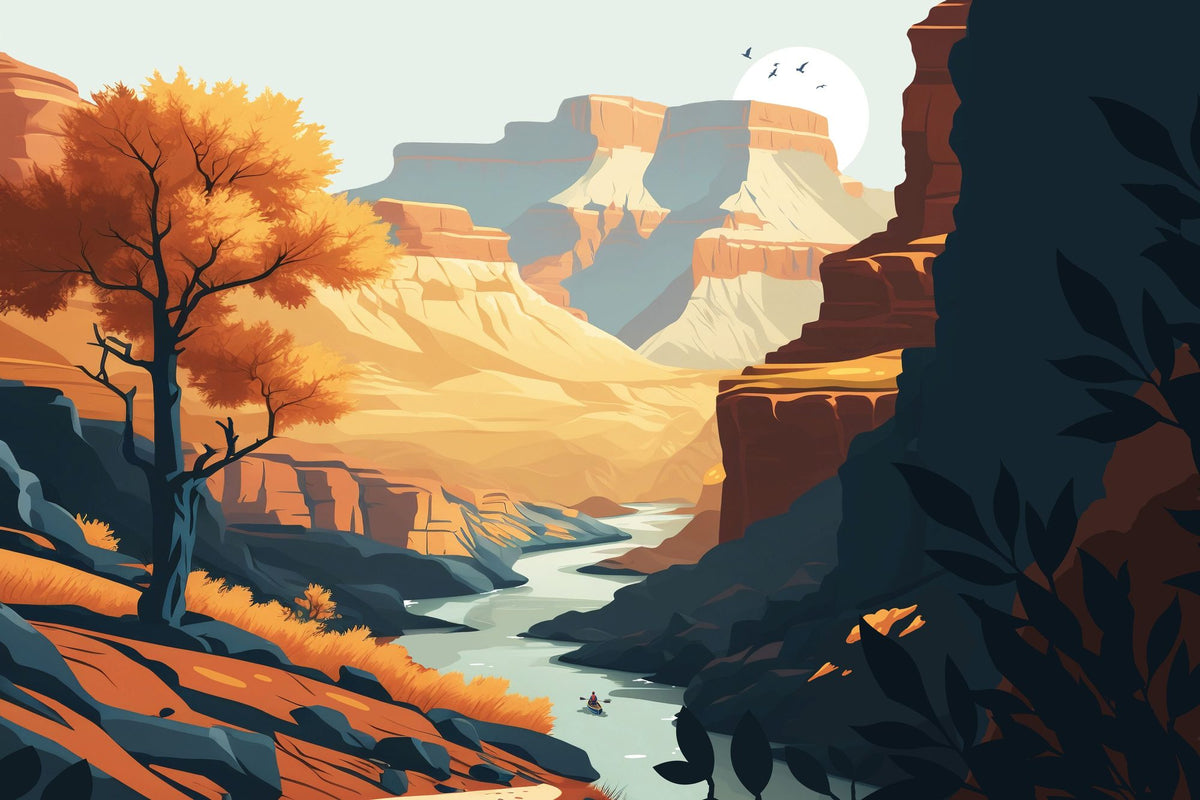 Travel Grand Canyon Mural Wallpaper - pure wallpaper artwork