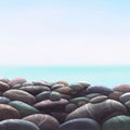 Pebble Beach Painting Mural Wallpaper - pure wallpaper artwork