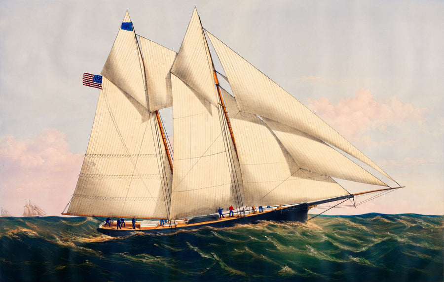 The Yacht Henrietta Mural Wallpaper
