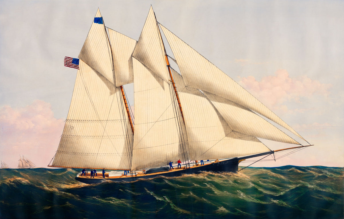 The Yacht Henrietta Mural Wallpaper - pure wallpaper artwork