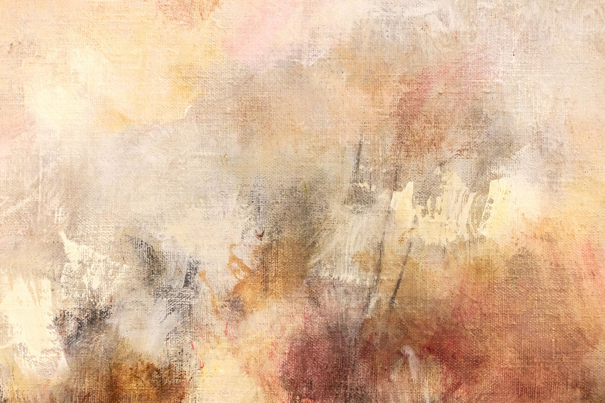Soft Abstract Beige Mural Wallpaper - pure wallpaper artwork