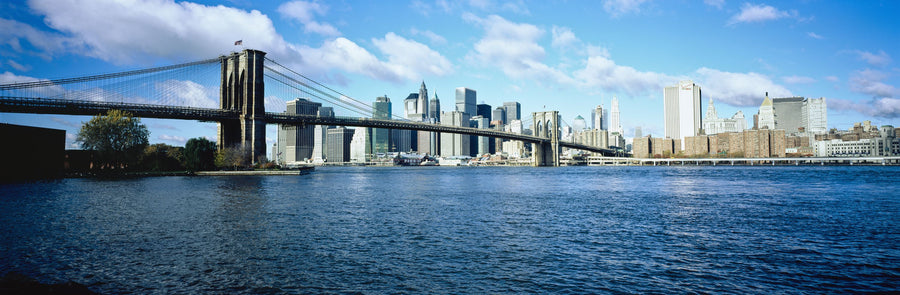 Urban Crossing Blue Mural Wallpaper