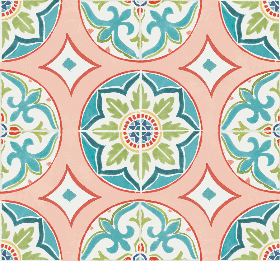 Kaleido Coral Mural Wallpaper