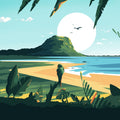 Travel Mauritius Sunrise Mural Wallpaper - pure wallpaper artwork