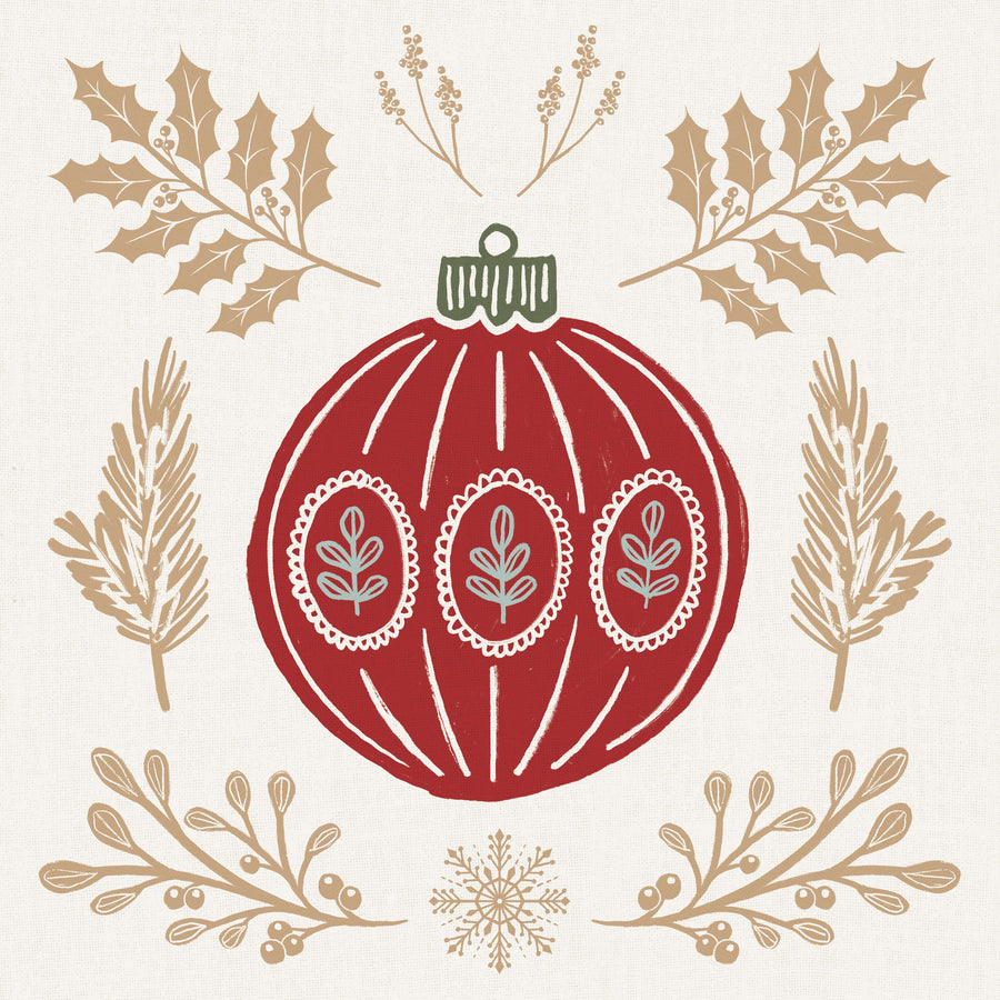 Holiday Form VIII Color Mural Wallpaper