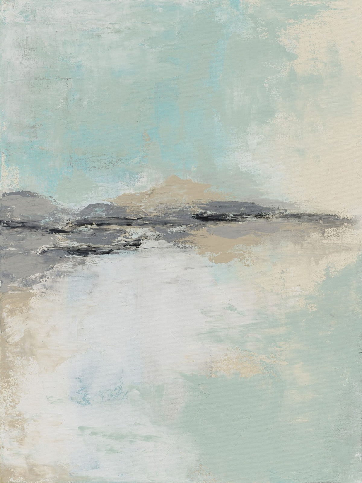 Gentle Coastline Mural Wallpaper - pure wallpaper artwork